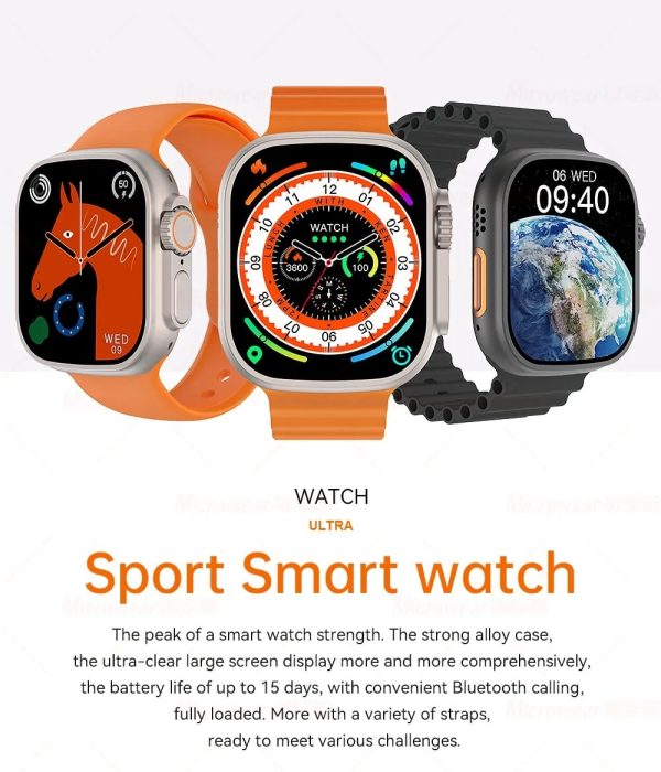 S8 Max Ultra Series 8 Smart Watch Cover Price in Bangladesh