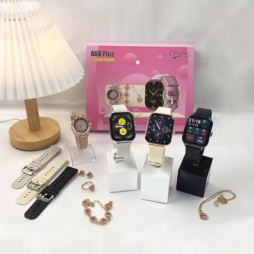 A68 Plus Smart Watch and Jewellery for Women Price in bd