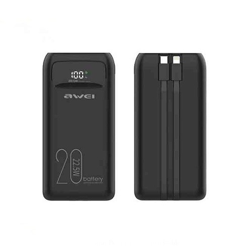 Awei P169K 20000mAh 22.5W Fast Charging Power Bank - Image 4