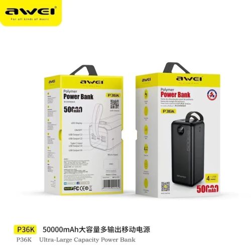 Awei P36K Power Bank 50000mAh Price BD
