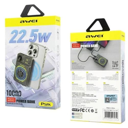 Awei P52K 10000mAh 22.5W Power Bank Price in bd