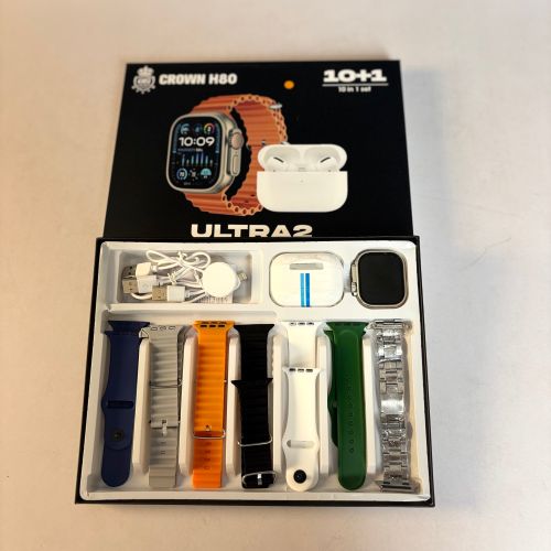 crown 10in1set ultra2 smart watch-H80 price in Bangladesh