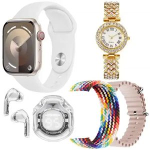 H28 Plus 3 Bands Fashion Women Smartwatch Price in Bangladesh