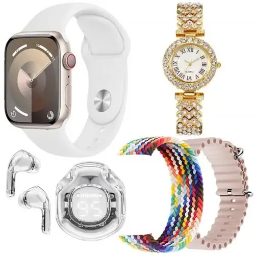 H28 Plus 3 Bands Fashion Women Smartwatch Price in Bangladesh