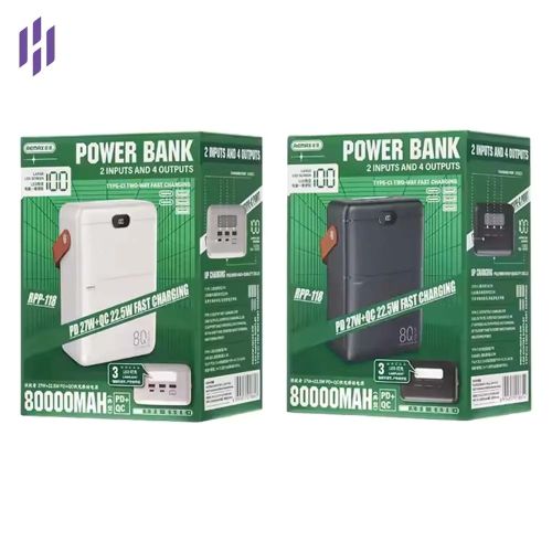 Remax RPP-118 80,000mAh 27W Power Bank Price in bd