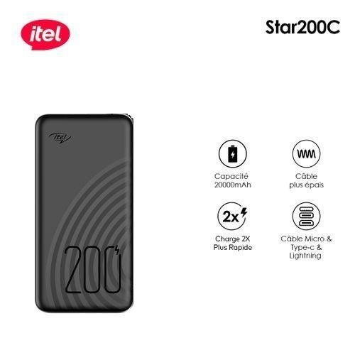 Itel Star200C 20000mAh Power Bank Price in bd