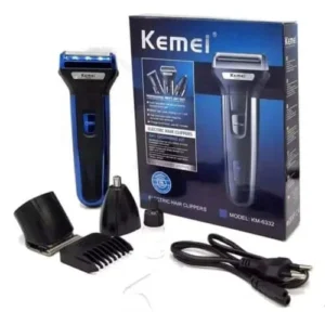 Kemei KM-6330 3-in-1 Hair & Beard Trimmer 2Pcs