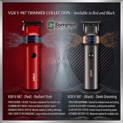 VGR V-987 Professional Hair Trimmer For Men - Image 5